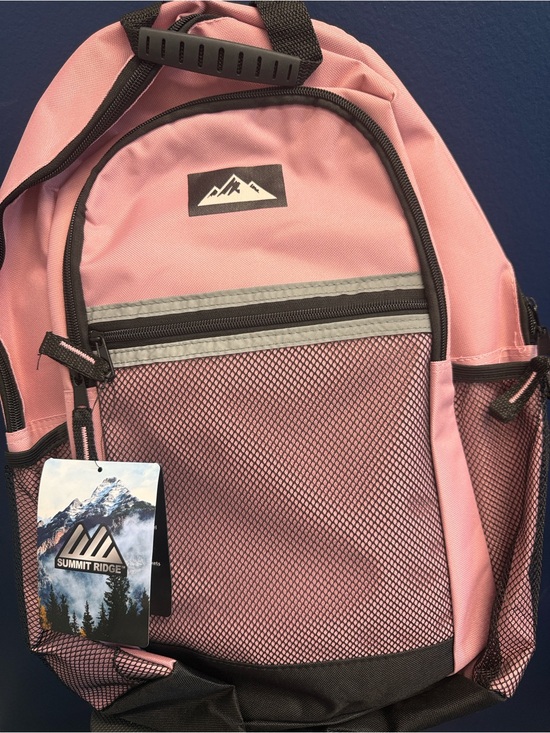 Summit ridge Handbags - Summit Ridge Pink Backpack with Gray Accents